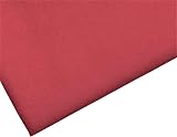 M & J Plain Burgundy Polycotton Fabric 45in 112cm Wide 3m