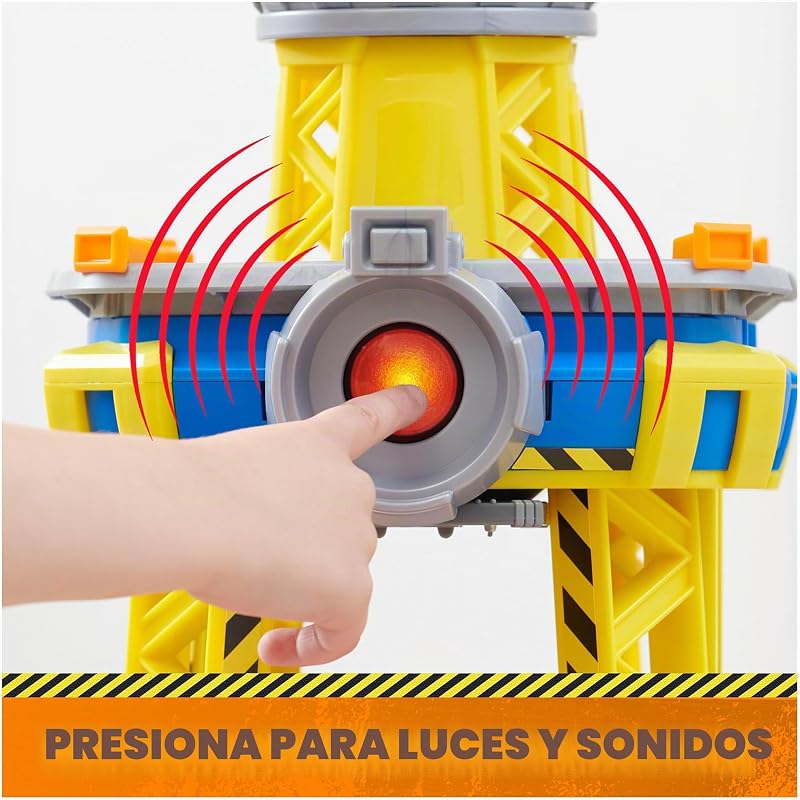 Playset Torre Grúa con Rubble Excavadora y Arena Kinetica — foto 4 de 8