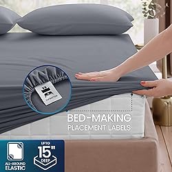 Utopia Bedding King Sheet Set - Brushed Microfiber