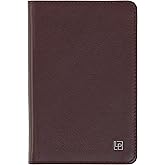 Leatherpress Classic Leather Notebook Writing Journal, Softcover, Narrow Ruled, Table of Contents and Numbered Pages