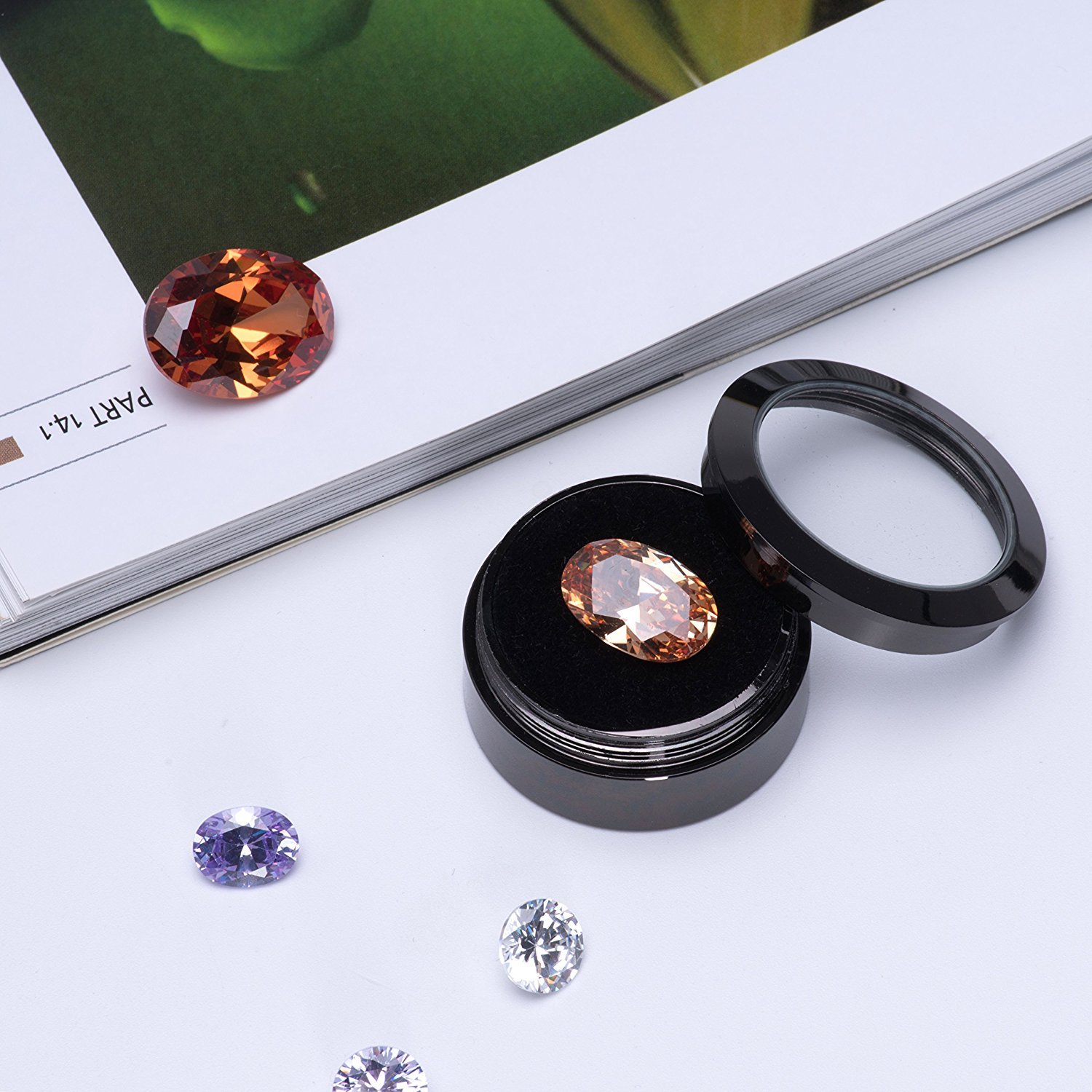 Ou Regarder Or Noir POLOFO Petit Vrac Diamant ou Pierres précieuses présentoir Titulaire