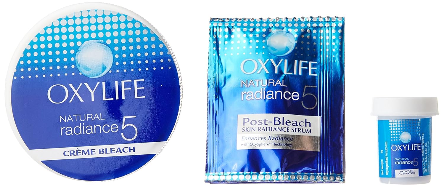 oxylife natural radiance 5 creme bleach price