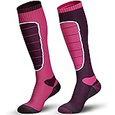 Hylaea Merino Wool Ski Socks, Cold Weather Socks for Snowboarding, Snow, Winter, Thermal Knee-high Warm Socks, Hunting