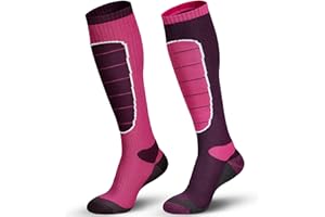 Hylaea Merino Wool Ski Socks, Cold Weather Socks for Snowboarding, Snow, Winter, Thermal Knee-high Warm Socks, Hunting
