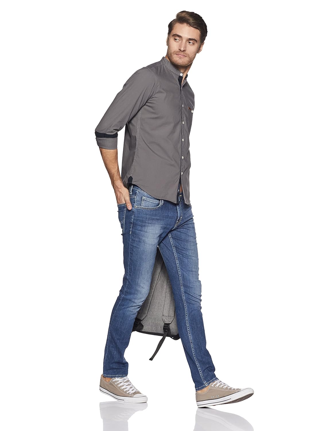 symbol amazon brand men's casual regular fit shirt