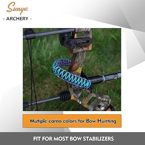 Target Shooting Sling PATIKIL Archery Bow Wrist Sling - Adjustable Compound Bow Strap For Target Shooting - Red Compound Bow Stabilizer Sling