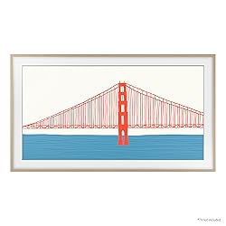 SAMSUNG 85” The Frame Customizable Bezel for
