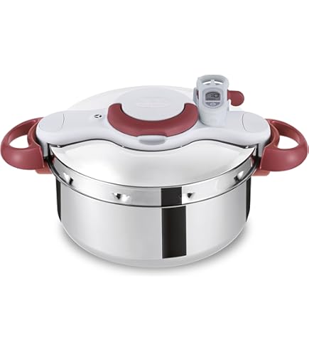 T-FAL High Pressure Cooker ClipsoMinut Easy 6.0L (Ruby Red