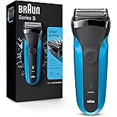 Series 3 3010s Wet &amp; Dry Electric Shaver for Men/Rechargeable Electric Razor, Blue