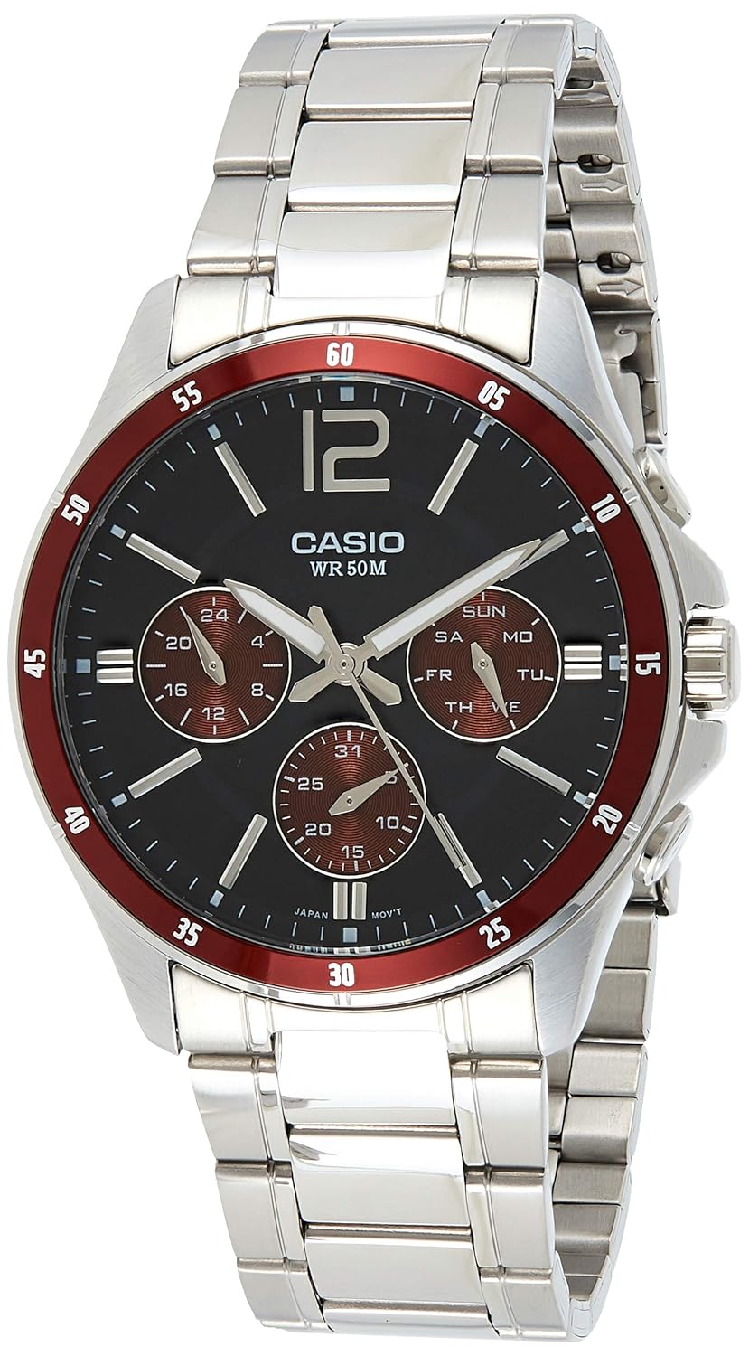 Buy Casio Enticer Analog Black Dial Men's Watch MTP1374D5AVDF (A951