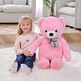 IKASA Giant Teddy Bear 78cm Pink Soft Toy Plush Gift EN71 ASTM view 6