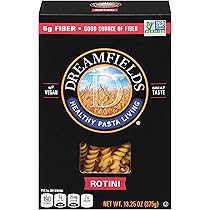 Amazon.com : Dreamfields Healthy Pasta Living Rotini, 13.25 ...
