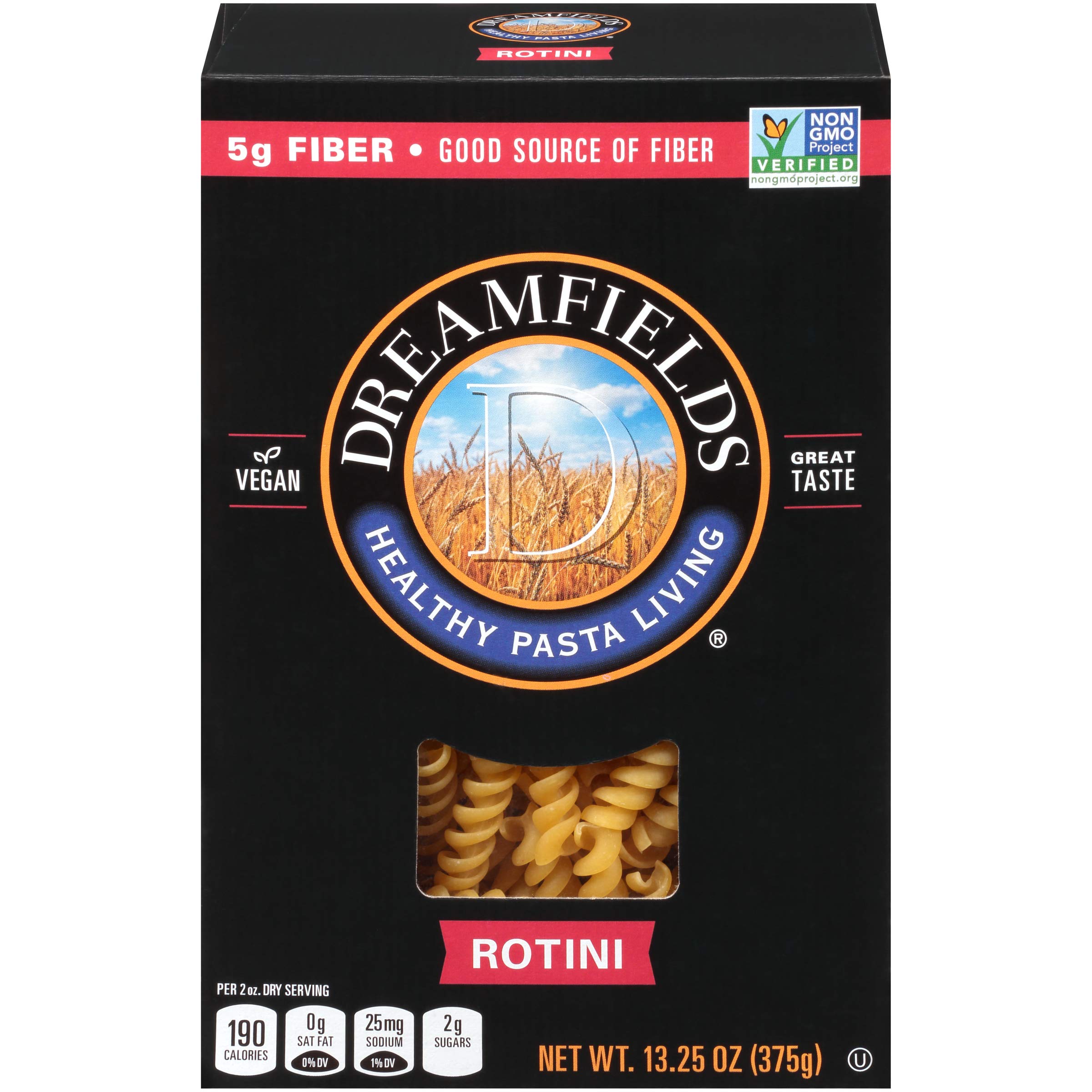 Dreamfields Healthy Pasta Living Rotini, 13.25-Ounce Boxes ...