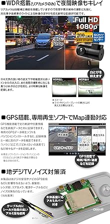 Amazon Co Jp Mdr C005b1 Set2 Dash Cam Mirror Digital Room Mirror Backview Monitor Parking Monitor Full Hd 1080p Rear Camera In Car Mount Rear Camera Car Bike Products