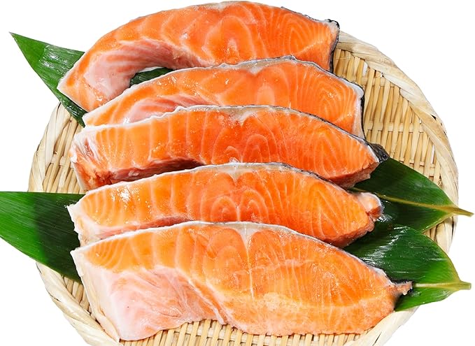 Amazon 冷蔵 魚の北辰 ふり塩 銀鮭 切身 5切 魚の北辰 鮮魚 通販