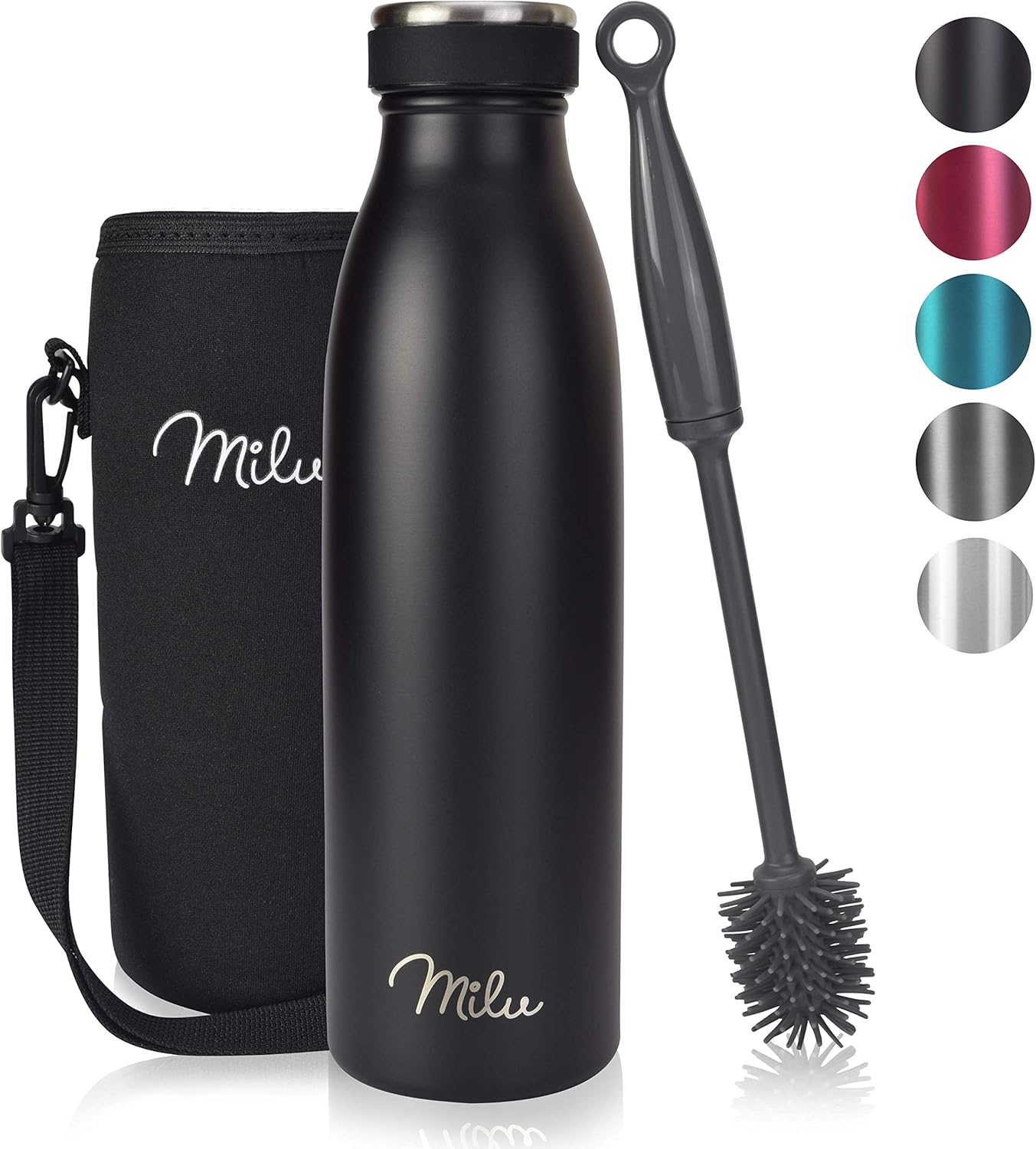 Thermosflasche Edelstahl 750ml - Isolierflasche BPA-frei 24h Kalt 12h Warm