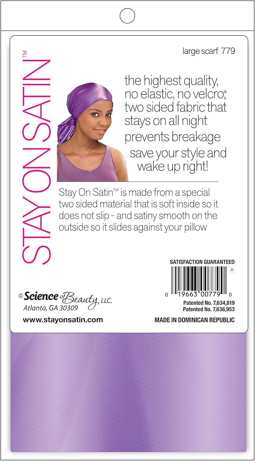 Foulard en satin pour cheveux crépus Clearance
