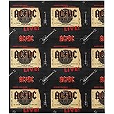 Northwest AC/DC Rock On Microfiber Beach Towel, Quick-Dry, Soft & Absorbent Lightweight Travel Essentials for Pool or Bath, 60x70 inches
