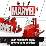 LEGO Marvel MARVEL Logo & Minifigures Avengers 76313 Buildable Toy view 5