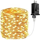 66Ft 200 LED Fairy Lights Plug in, Waterproof