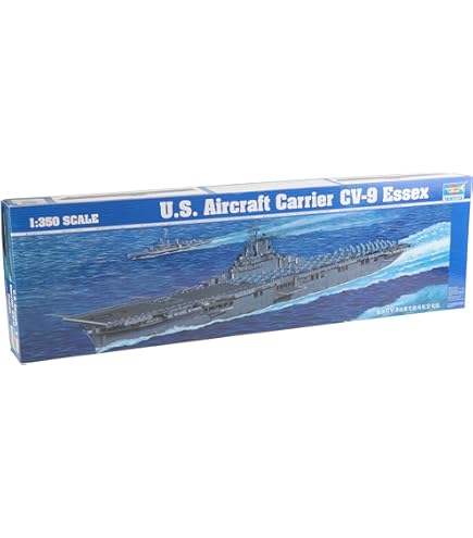 Amazon.com: USS CV-9 Essex Carrier 1/350 Trumpeter : Arts, Crafts