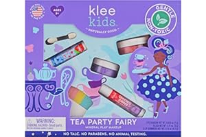 LUNASTAR Luna Star Klee Kids Play Makeup Kit. Gentle and Non-Toxic. Kid-Friendly. Made in USA. (Tea Party Fairy)