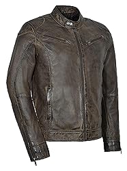 HANDSY Leather Jackets For Men - Leather Motorcycle