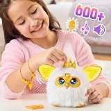 Furby Gold Glam Interactive Plush Toy with Crown Beads Comb 600+ Responses view 4