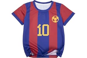 tagyum Soccer Jersey Kids Boys Argentina Jersey Shirt Soccer Boys Tshirts Round Neck Short Sleeve Top