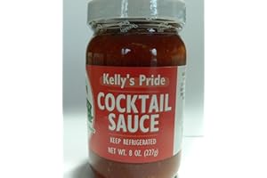 J. R. KELLY CO Cocktail Sauce, Kelly Pride, 8 oz, Made from 100 percent fresh grated horseradish roots