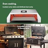 VonHaus BBQ Pizza Oven Outdoor with Stone Included 12 inch view 5