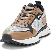BOSS Men's Big Logo Mesh Mix Lace Up Sneaker
