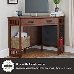 Leick Home 82430 Mission Corner Desk, Writing