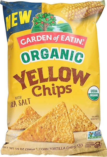 GARDEN OF EATIN’ ORGANIC YELLOW CORN TORTILLA CHIP...