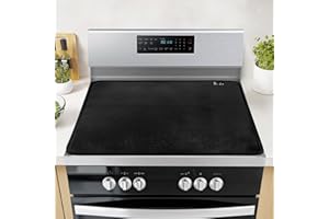 Mee 2ou Stove Top Covers For Electric Stove, Heat Resistant Stove Cover - 28.5 X 20 Inches Fireproof Stove Covers For Electric Stove Top, Glass Stove Top Cover, Electric Stove Top Cover Protector Mat