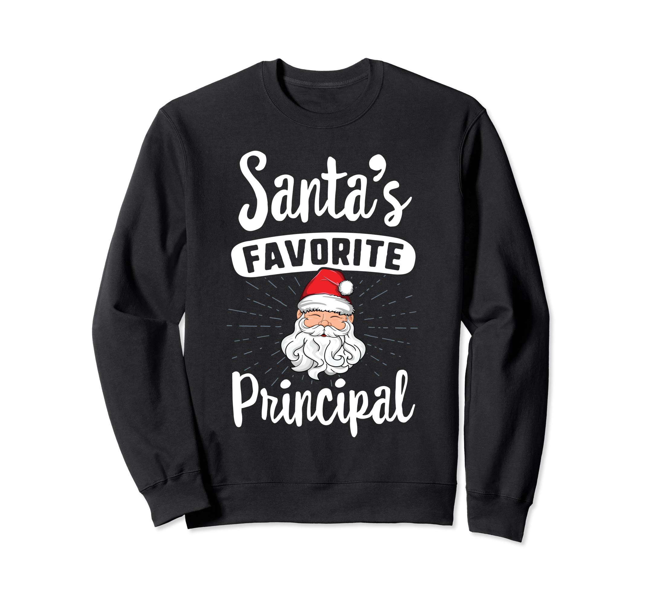 Santas Favorite Principal School Teacher Matching Christmas Sweatshirt