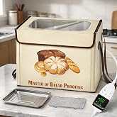 Wnfou Electric Bread Proofing Box, 3-Sided Heating Dough Proofer, Foldable | 68-131&deg;F Temp Control, 99H Timer, Metal Rack &amp; Water Tray, Foldable Storage, Large Capacity for Sourdough, Pizza &amp; Yogurt