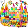 Magnetic Tiles,100PCS 3D Building Blocks, Magnets Building Set for Kids, Construction STEM Stacking Toys, Magnets Toy Gift for Toddlers, Boys and Girls