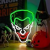 Joker Neon Sign USB Powered for Room Decor, LED Neon Light Sign Dimmable for Wall Art, Anime Neon Sign for Kids Bedroom Man Cave Birthday Gift 14 * 10.4 Inches