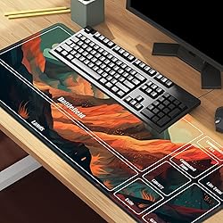 Playmat with Zones for MTG Magic The Gathering, 24