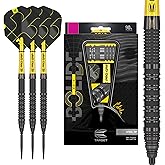 Target Darts Bolide Void 90% Tungsten Dart Set, Steel Tip Swiss Point Darts | 21G/22G/23G/24G/25G/25G | Professional Darts Sets, Black Darts, Swiss Point Tool Included