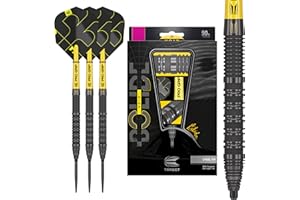 Target Darts Bolide Void 90% Tungsten Dart Set, Steel Tip Swiss Point Darts | 21G/22G/23G/24G/25G/26G | Professional Darts Se