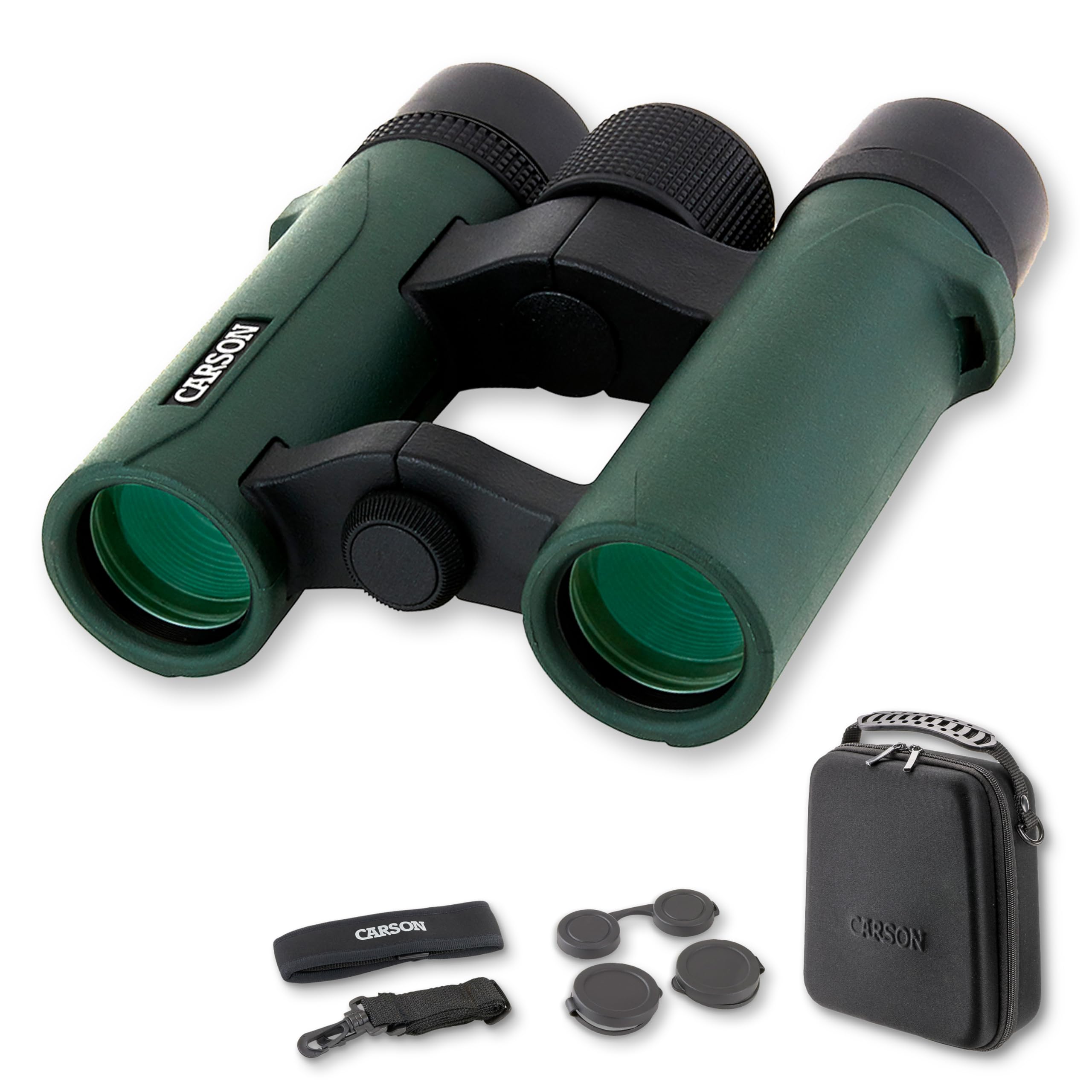 Carson RD-826 8x26mm RD Series Compact Open-Bridge Waterproof High Definition Binoculars