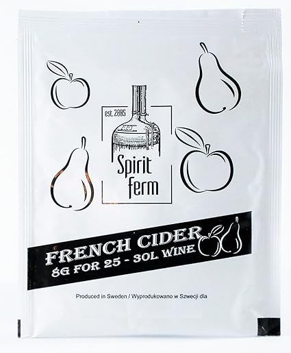 Cidre De Levure 25l Cidre Levure De Vin Levure Pour La Pomme Fruits De Levure Vinaigre De Cidre Amazon Fr Cuisine Maison