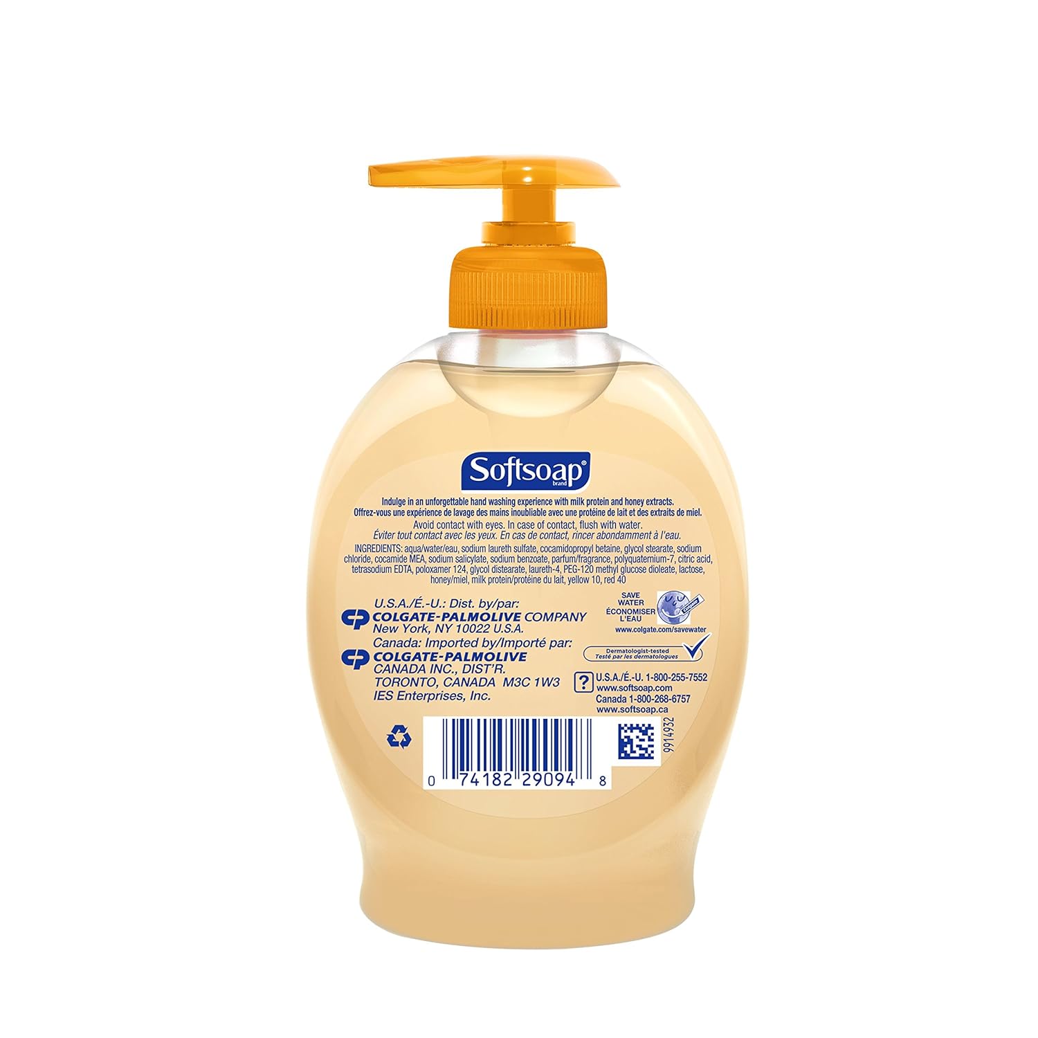 Softsoap Moisturizing Liquid Hand Soap, Milk and Honey - 7.5 fluid ounce (6 Pack) : Beauty