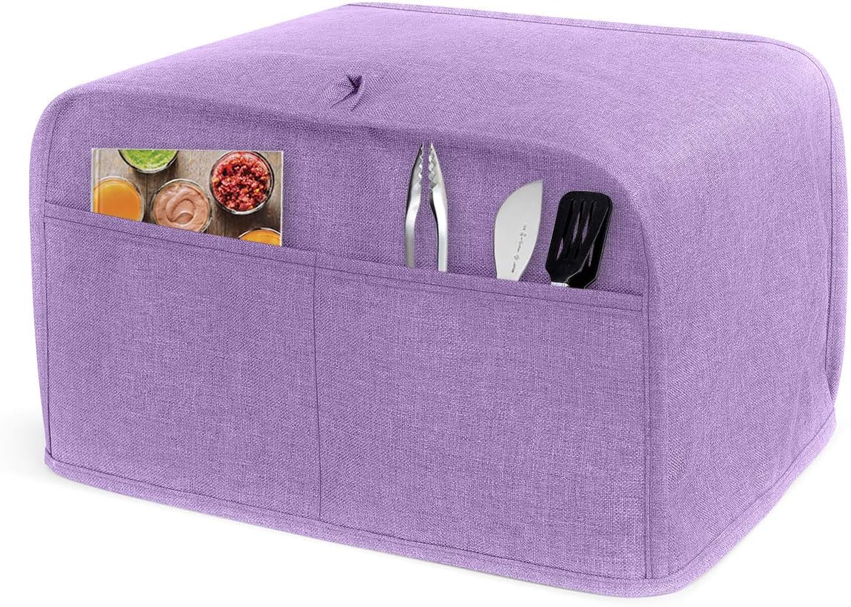 LUXJA 2 Slice Toaster Cover (11 x 7.5 x 8 inches), Toaster