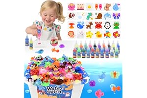 NICELLA Magic Water Elf Toy Kit, Waters Pets, Aqua Fairy Water Gel Kit with 20 Magic Gels & 24 Shape Molds, DIY Squishy Maker, Summer Activities for Kids，Make Your Own Squishies Toys Crafts for Boys & Girls