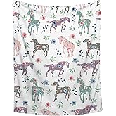Horse Blanket Ultra Soft Throw for Women Men, Decor for Couch Sofa Bed All Seasons, Camping Travel Living Room Bedroom, 40"x50"-Throw Size for Kids