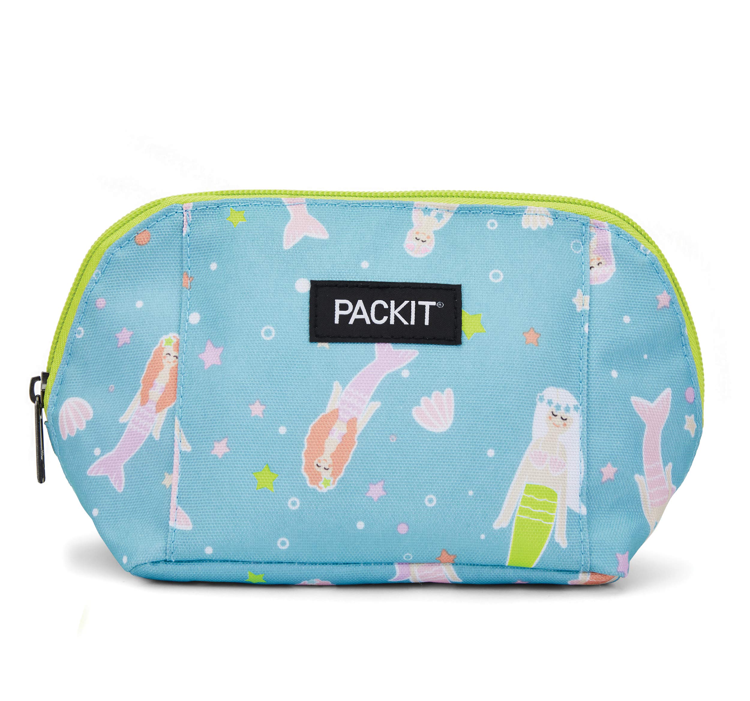 Photo 1 of **DAMAGE ON THE INTERIOR** PackIt Freezable Snack Bag, Mermaids, Built with EcoFreeze Technology, Foldable, Reusable, Zip Closure Locks in Cool Dry Air, for all Ages, and Fresh Snacks On the Go