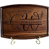 Personalized Cutting Boards – Personalized Cutting Boards Wood Engraved – Lovely Birthday, Anniversary, Bridal Shower, Wedding Present – Custom Christmas gift- House warming Gift - USA Handmade